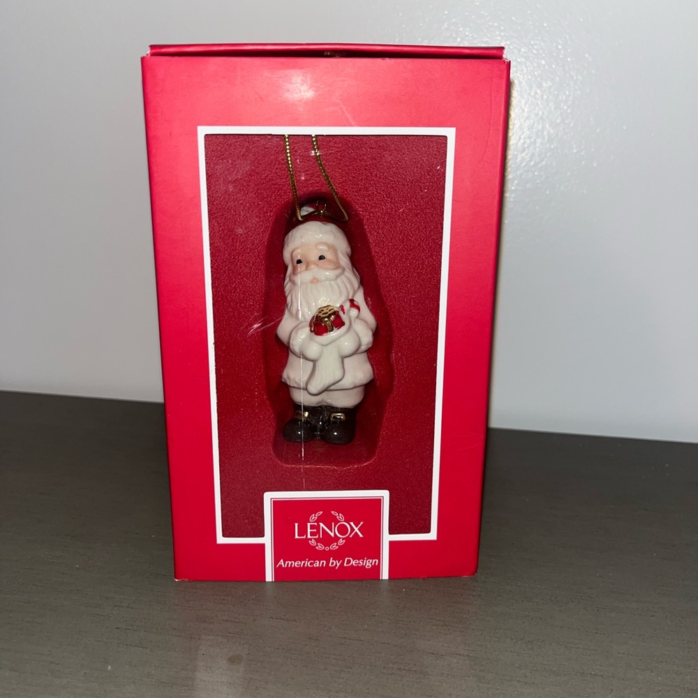 Lenox Ceramic Santa Ornament